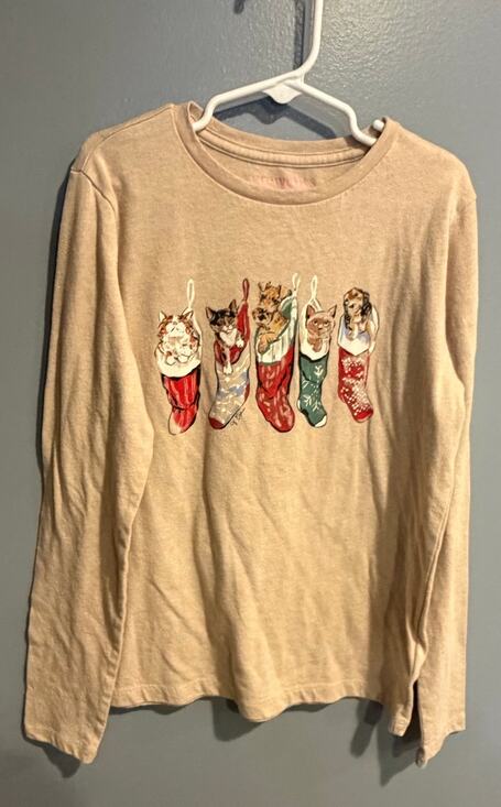 Crewcuts Other - Crewcuts Christmas Shirt - Girl's Size L